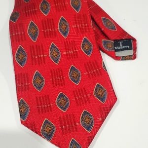 100% SILK Robert Talbott Red Tie Vintage
